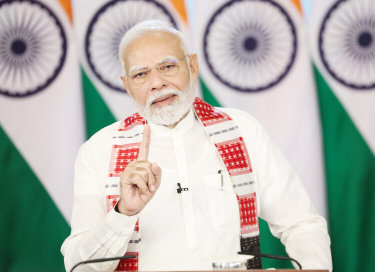 PM addressing the Rozgar Mela via video conferencing on October 29, 2024.