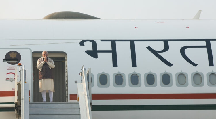 PM departs for Kuwait from New Delhi on December 21, 2024.